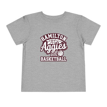 Toddler Tee \ Hamilton Aggies Basketball \ HABBG1