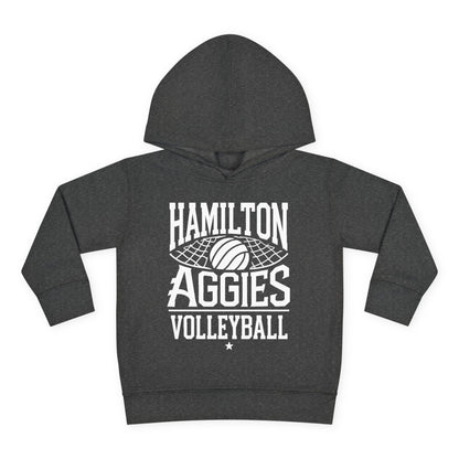 Toddler Hoodie Sweatshirt \ Hamilton Aggies Volleyball \ HAV2