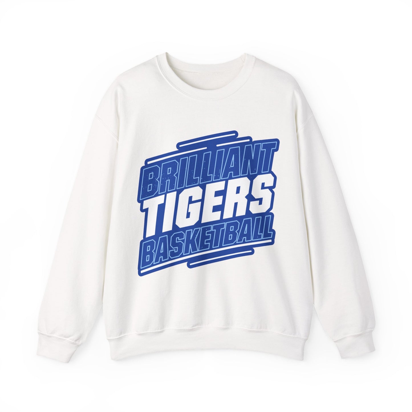 Adult Crewneck Sweatshirt \ Brilliant Tigers Basketball \ BTBK2