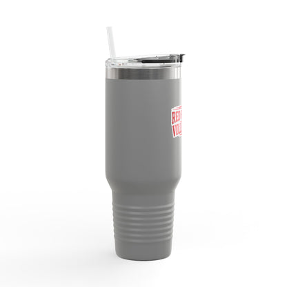 40oz Insulated Tumbler \ Marion County Red Raiders Volleyball \ MCV2