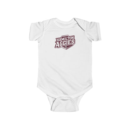Short Sleeve Baby Bodysuit \ Hamilton Aggies \ HA1