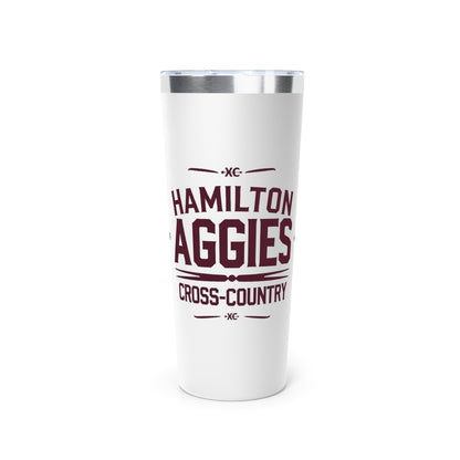 22oz Copper Insulated Tumbler \ Hamilton Aggies Cross-Country \ HCC1