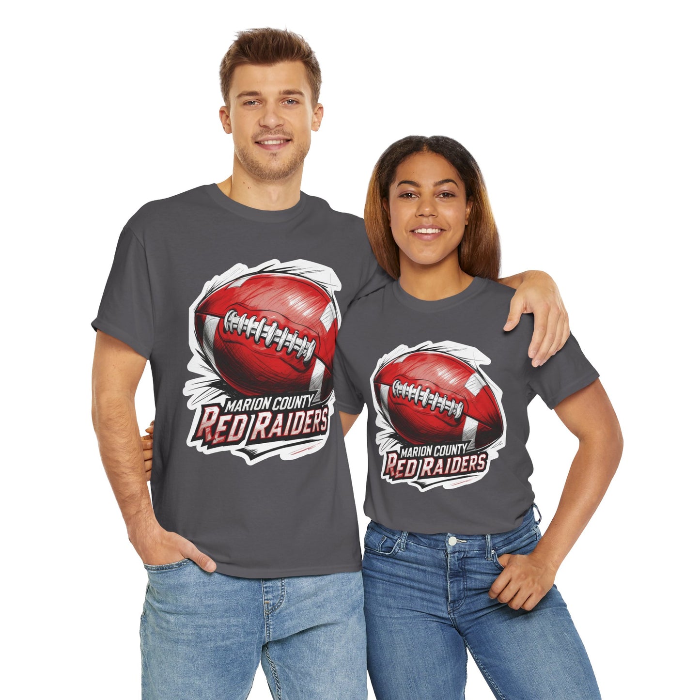 Adult Tee \ Marion County Red Raiders Football \ MCF1