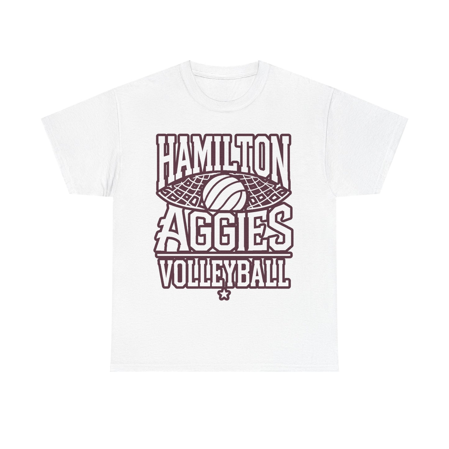 Adult Tee \ Hamilton Aggies Volleyball \ HAV2