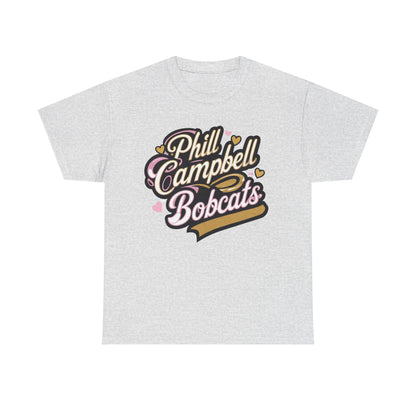 Adult Tee \ Phill Campbell Bobcats \ PCBG1