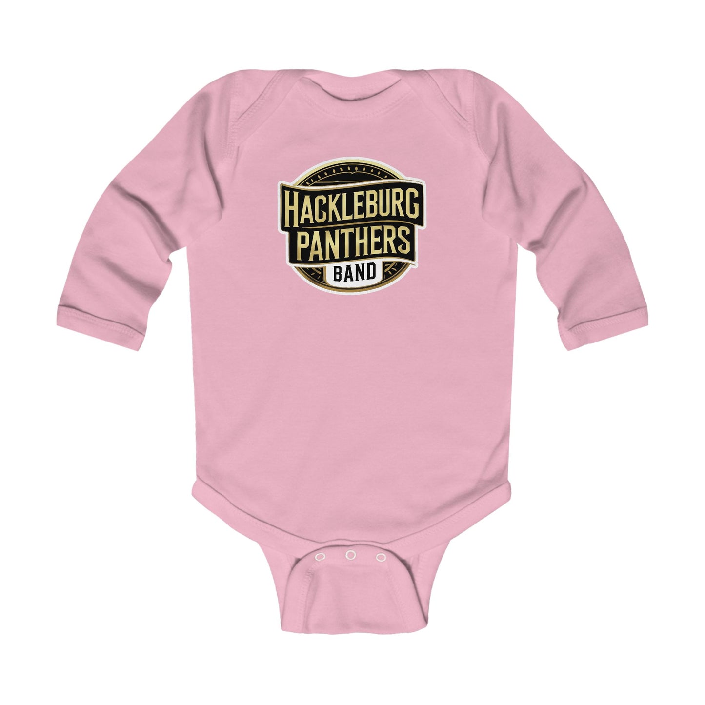 Long Sleeve Baby Bodysuit \ Hackleburg Panthers Band \ HPB2