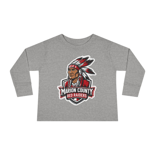 Toddler Long Sleeve Tee \ Marion County Red Raiders \ MC2
