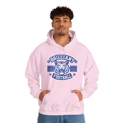 Adult Hoodie Sweatshirt \ Brilliant Tigers Football \ BTF2
