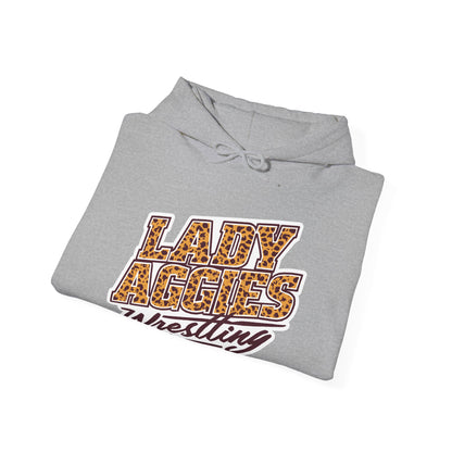 Adult Hoodie Sweatshirt \ Hamilton Aggies Wrestling \ HAWG3