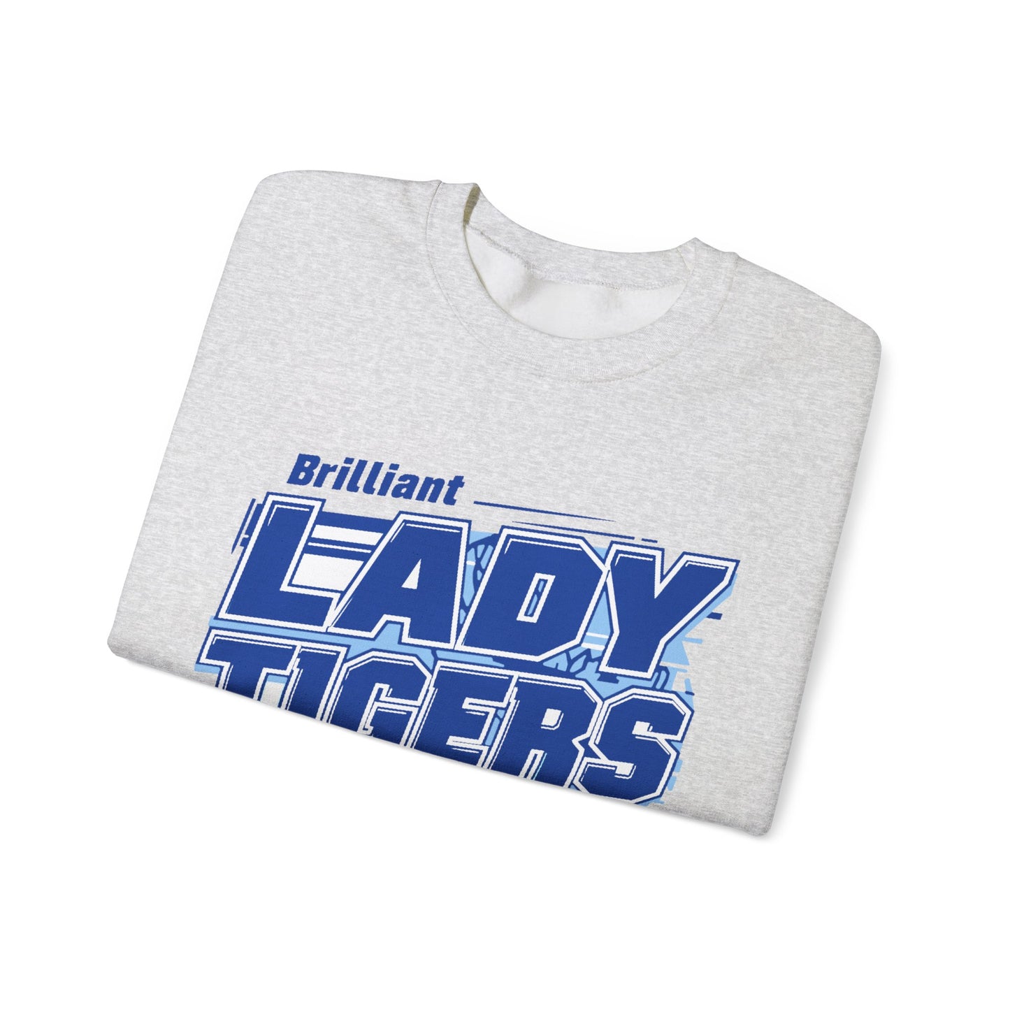 Adult Crewneck Sweatshirt \ Brilliant Tigers Basketball \ BTBKG2