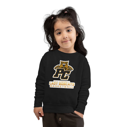 Toddler Crewneck Sweatshirt \ Phil Campbell Bobcats Basketball \ PCBBKG1