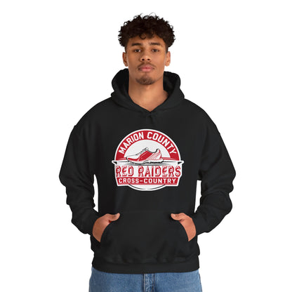 Adult Hoodie Sweatshirt \ Marion County Red Raiders Cross-Country \ MCCC1