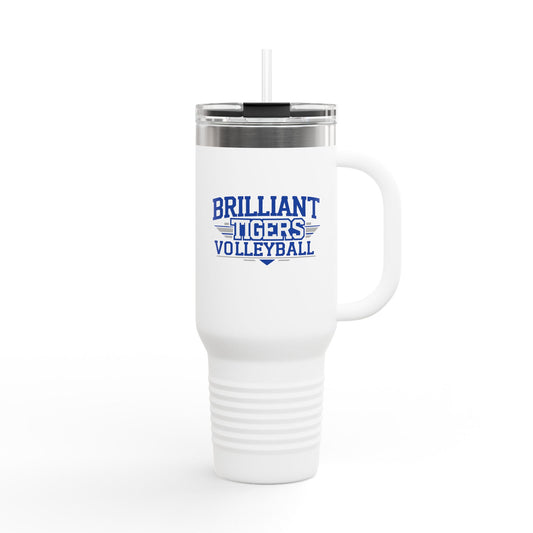 40oz Insulated Tumbler \ Brilliant Tigers Volleyball \ BTV2