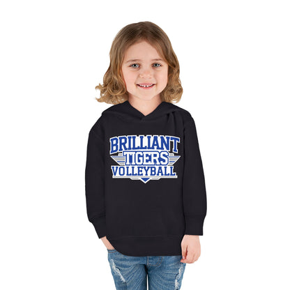 Toddler Hoodie Sweatshirt \ Brilliant Tigers Volleyball \ BTV2