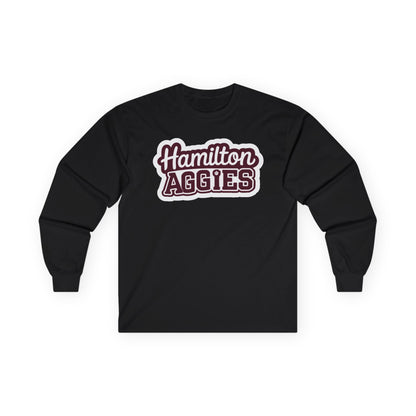 Adult Long Sleeve Tee \ Hamilton Aggies \ HAG2