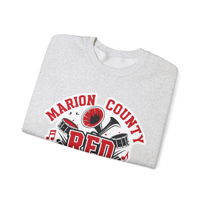 Adult Crewneck Sweatshirt \ Marion County Red Raiders Band \ MCB2
