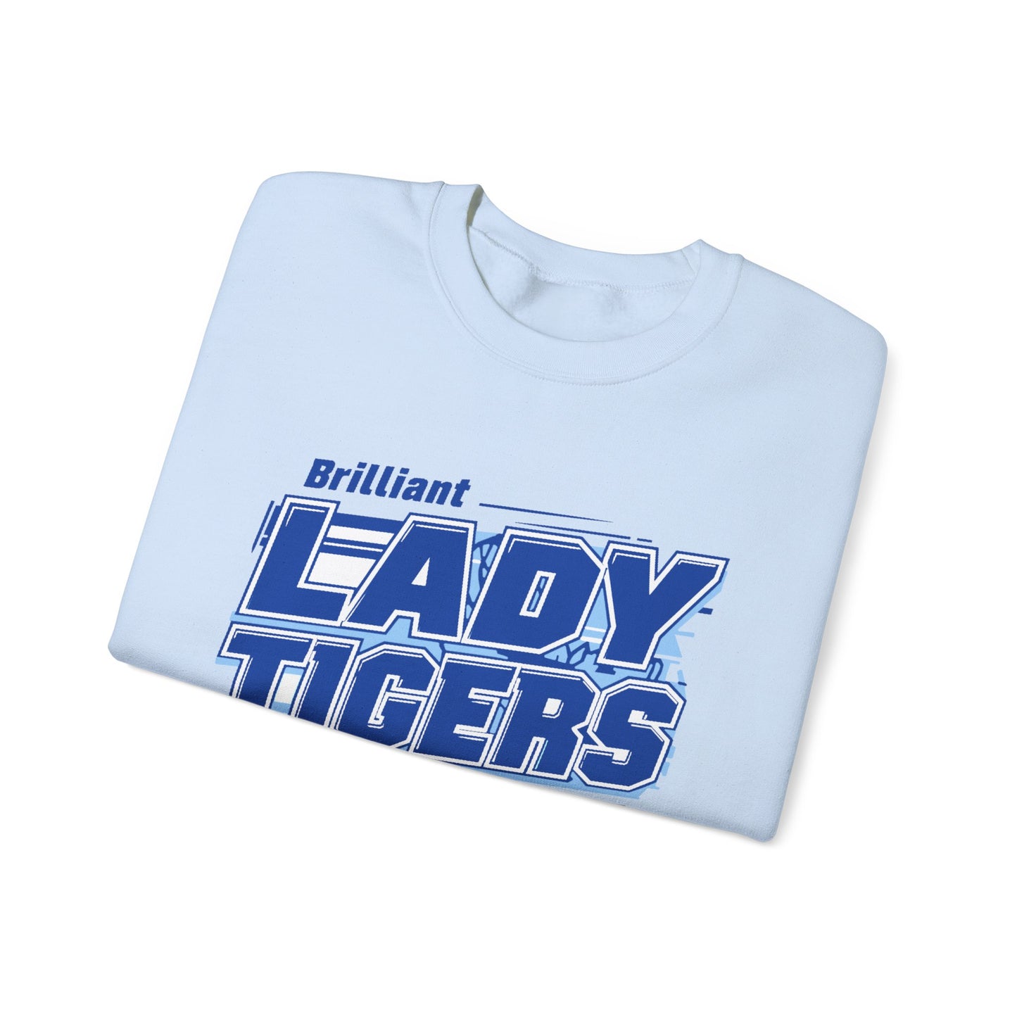 Adult Crewneck Sweatshirt \ Brilliant Tigers Basketball \ BTBKG2