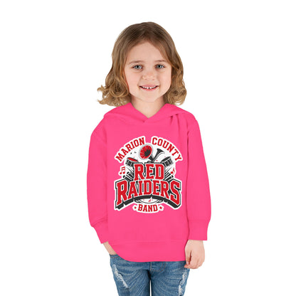 Toddler Hoodie Sweatshirt \ Marion County Red Raiders Band \ MCB2