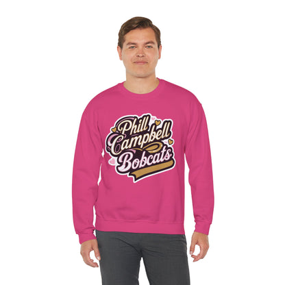 Adult Crewneck Sweatshirt \ Phill Campbell Bobcats \ PCBG1