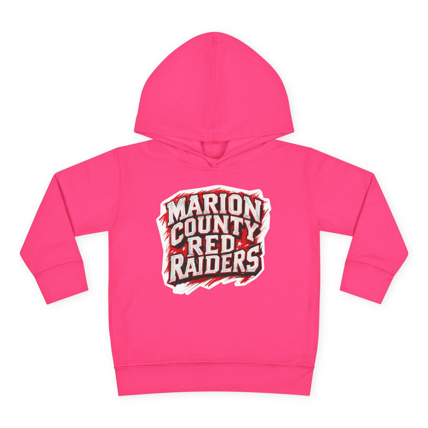 Toddler Hoodie Sweatshirt \ Marion County Red Raiders \ MC1