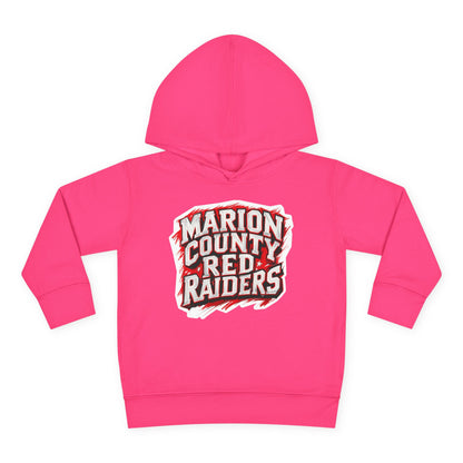 Toddler Hoodie Sweatshirt \ Marion County Red Raiders \ MC1