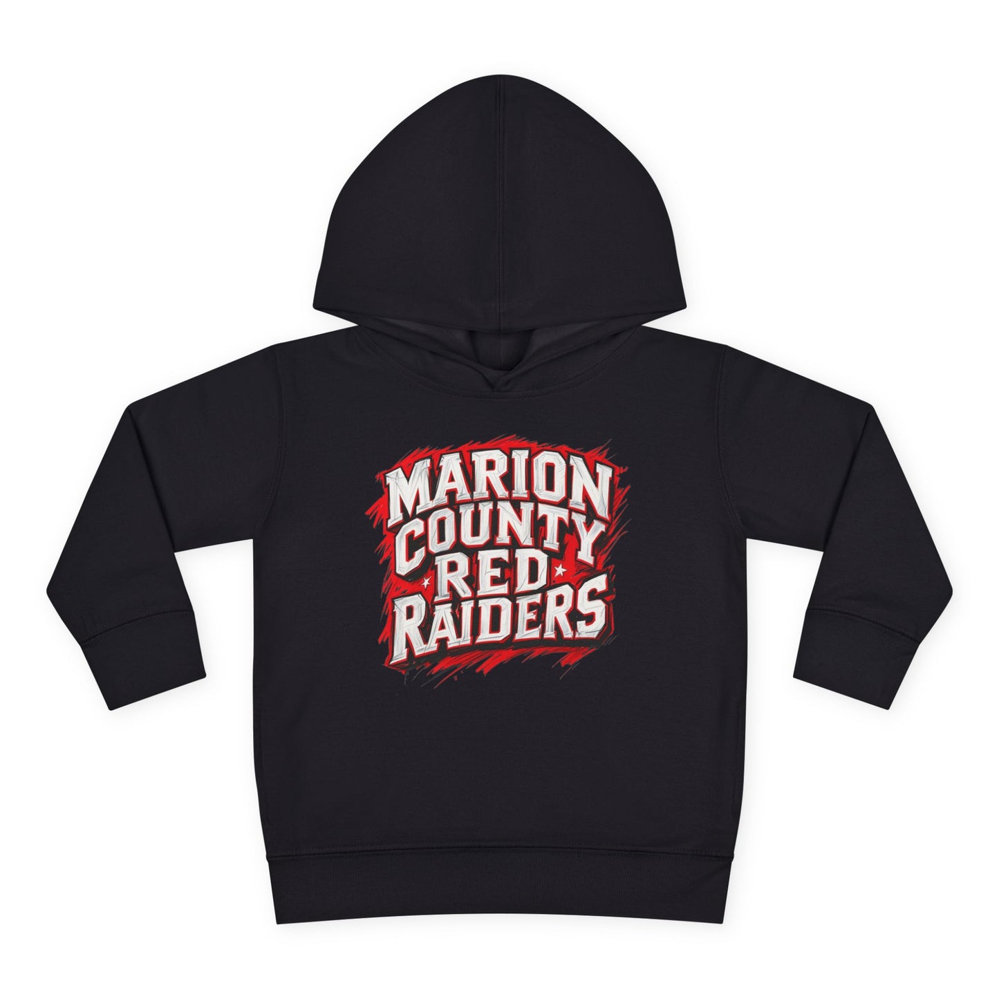 Toddler Hoodie Sweatshirt \ Marion County Red Raiders \ MC1