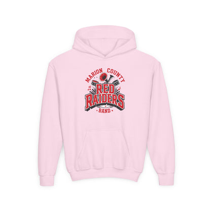 Youth Hoodie Sweatshirt \ Marion County Red Raiders Band \ MCB2