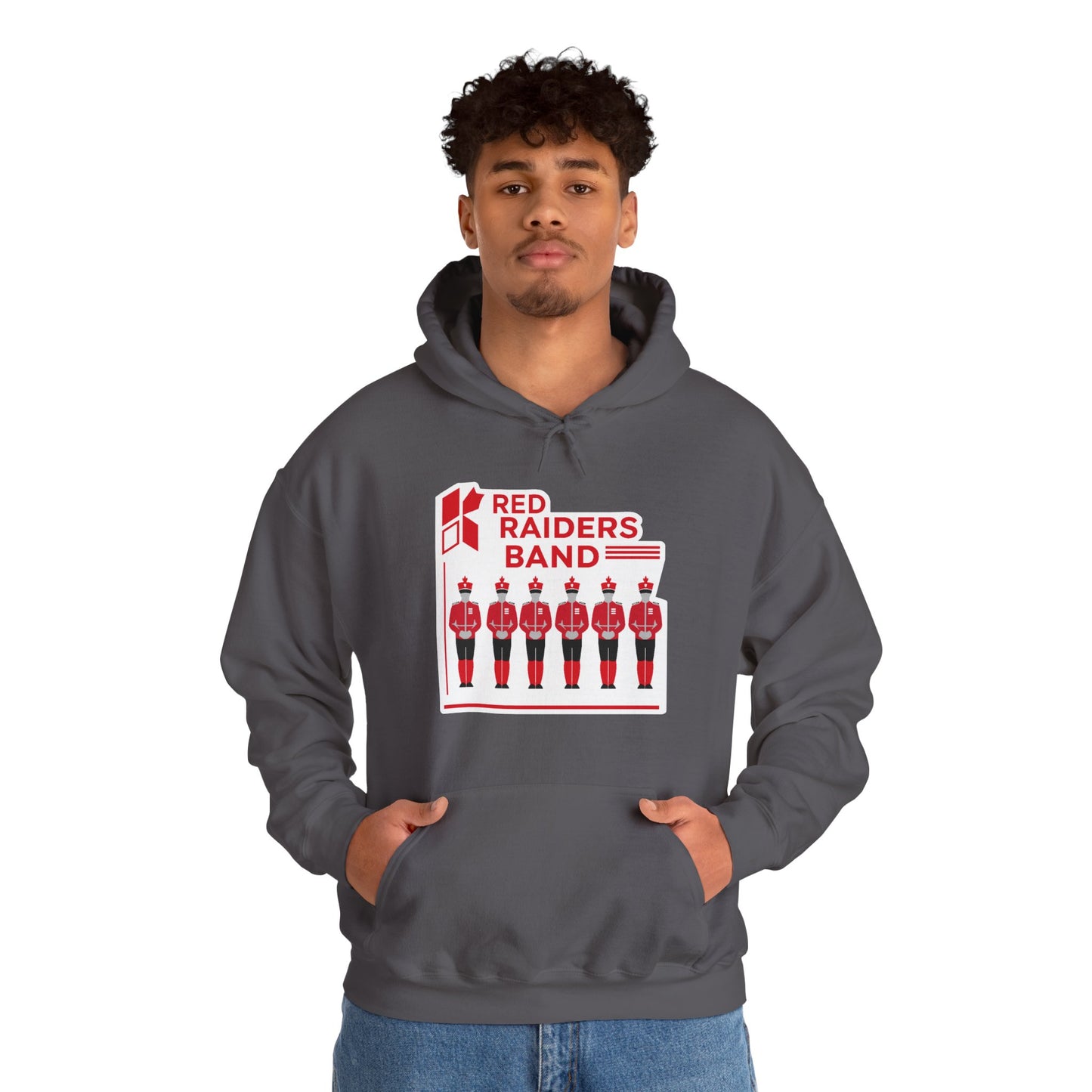 Adult Hoodie Sweatshirt \ Marion County Red Raiders Band \ MCB1