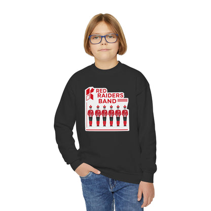 Youth Crewneck Sweatshirt \ Marion County Red Raiders Band \ MCB1