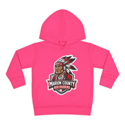 Toddler Hoodie Sweatshirt \ Marion County Red Raiders \ MC2
