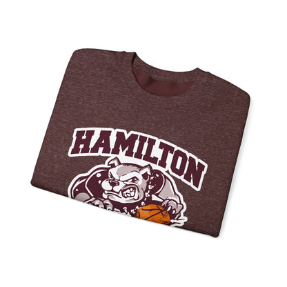 Adult Crewneck Sweatshirt \ Hamilton Aggies Basketball \ HABK1
