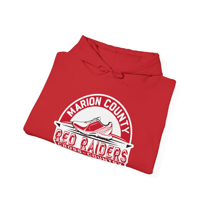 Adult Hoodie Sweatshirt \ Marion County Red Raiders Cross-Country \ MCCC1