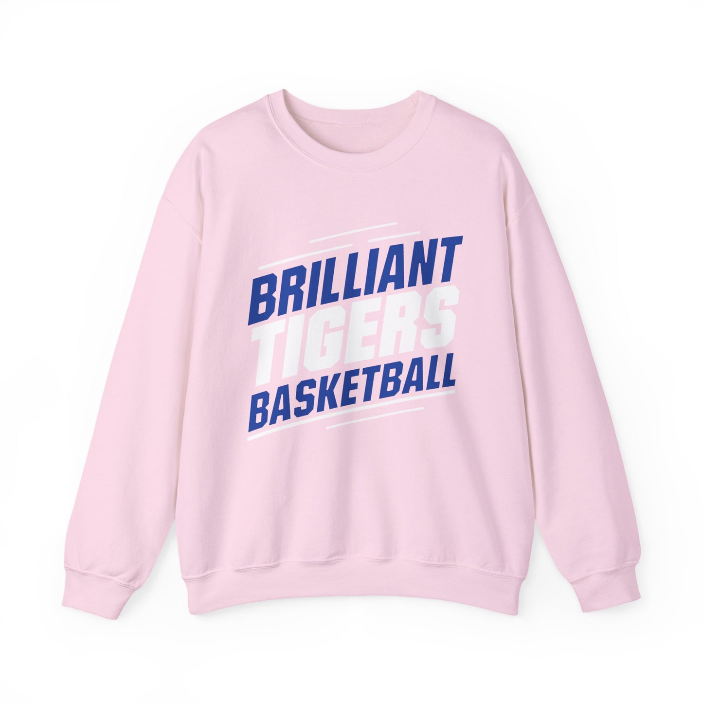 Adult Crewneck Sweatshirt \ Brilliant Tigers Basketball \ BTBK2
