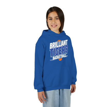 Youth Hoodie Sweatshirt \ Brilliant Tigers Basketball \ BTBK1