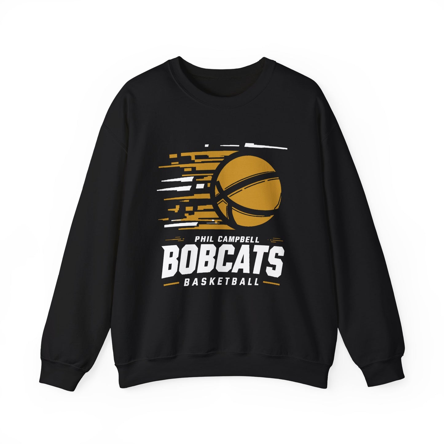 Adult Crewneck Sweatshirt \ Phil Campbell Bobcats Basketball \ PCBBK2