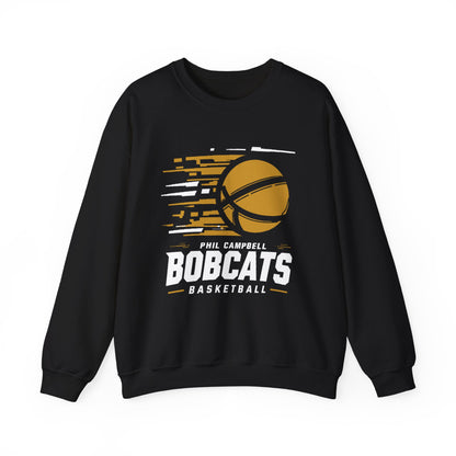 Adult Crewneck Sweatshirt \ Phil Campbell Bobcats Basketball \ PCBBK2