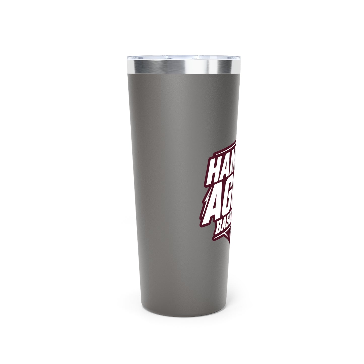 22oz Copper Insulated Tumbler \ Hamilton Aggies Basketball \ HABB2