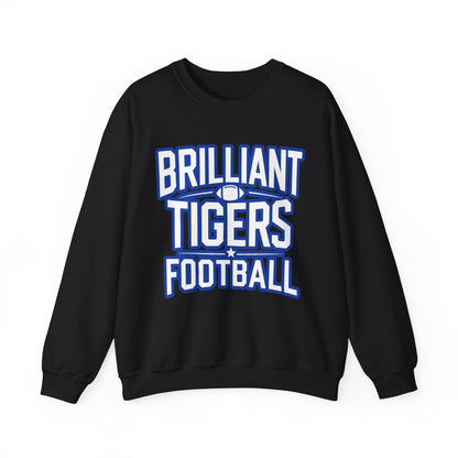Adult Crewneck Sweatshirt \ Brilliant Tigers Football \ BTF1