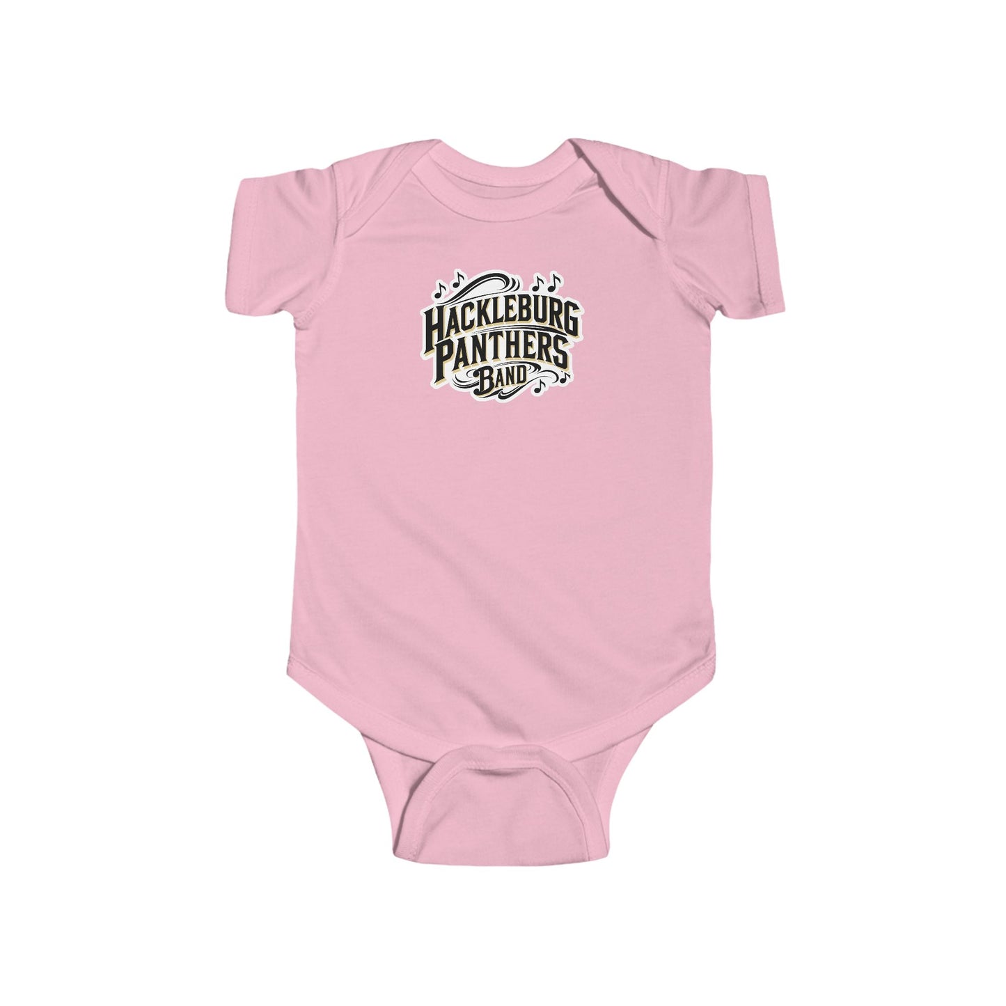 Short Sleeve Baby Bodysuit \ Hackleburg Panthers Band \ HPB1
