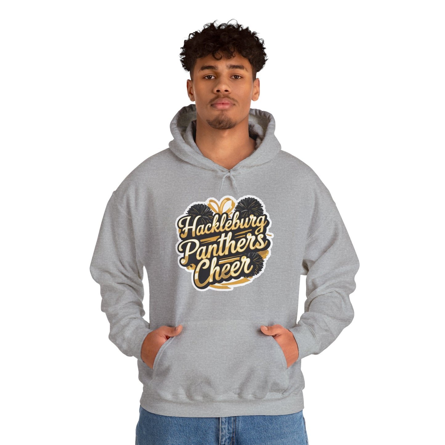 Adult Hoodie Sweatshirt \ Hackleburg Panthers Cheer \ HPC2