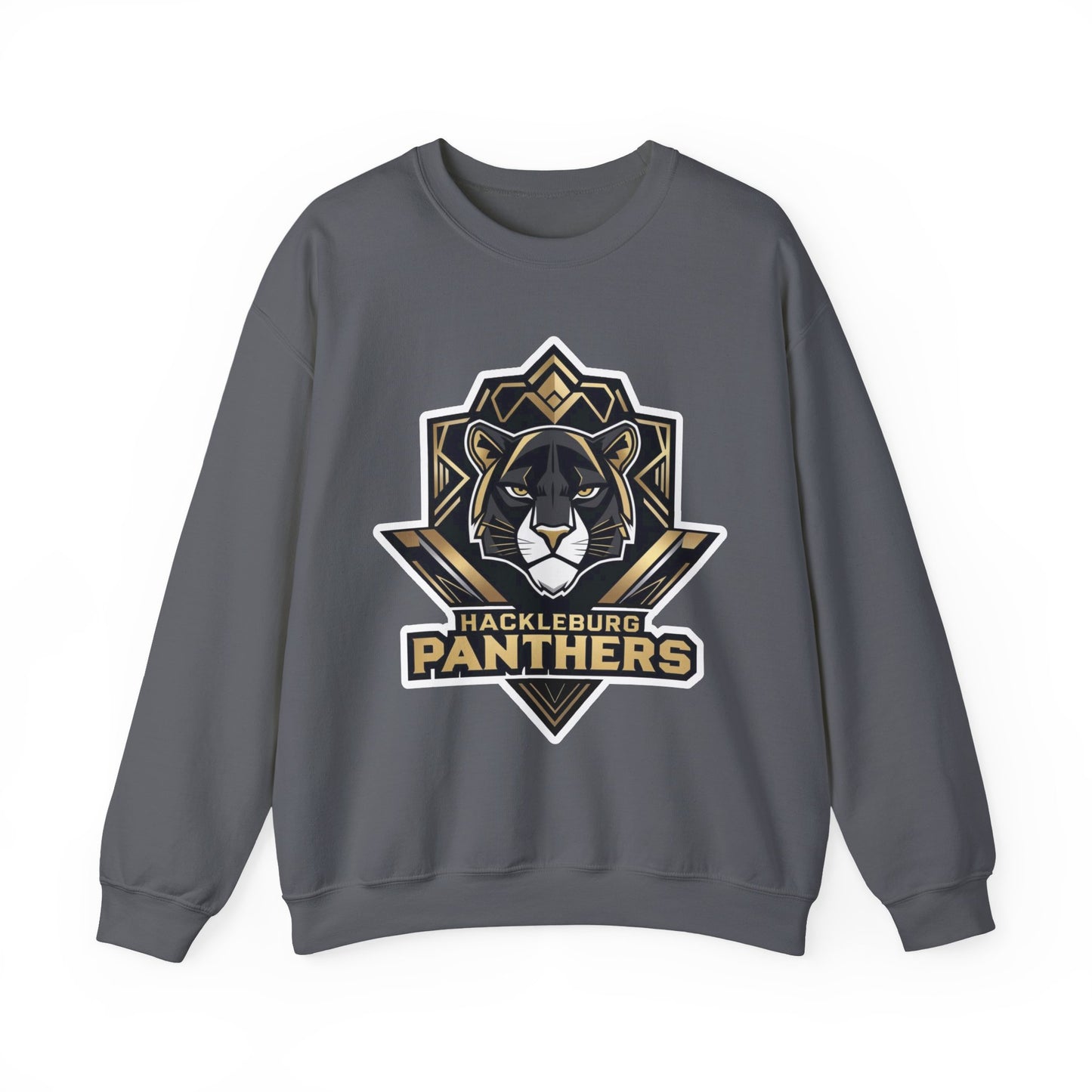 Adult Crewneck Sweatshirt \ Hackleburg Panthers \ HP1