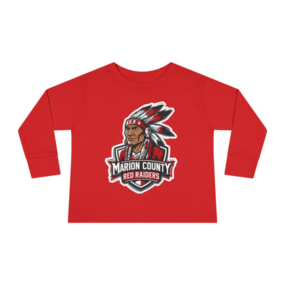 Toddler Long Sleeve Tee \ Marion County Red Raiders \ MC2