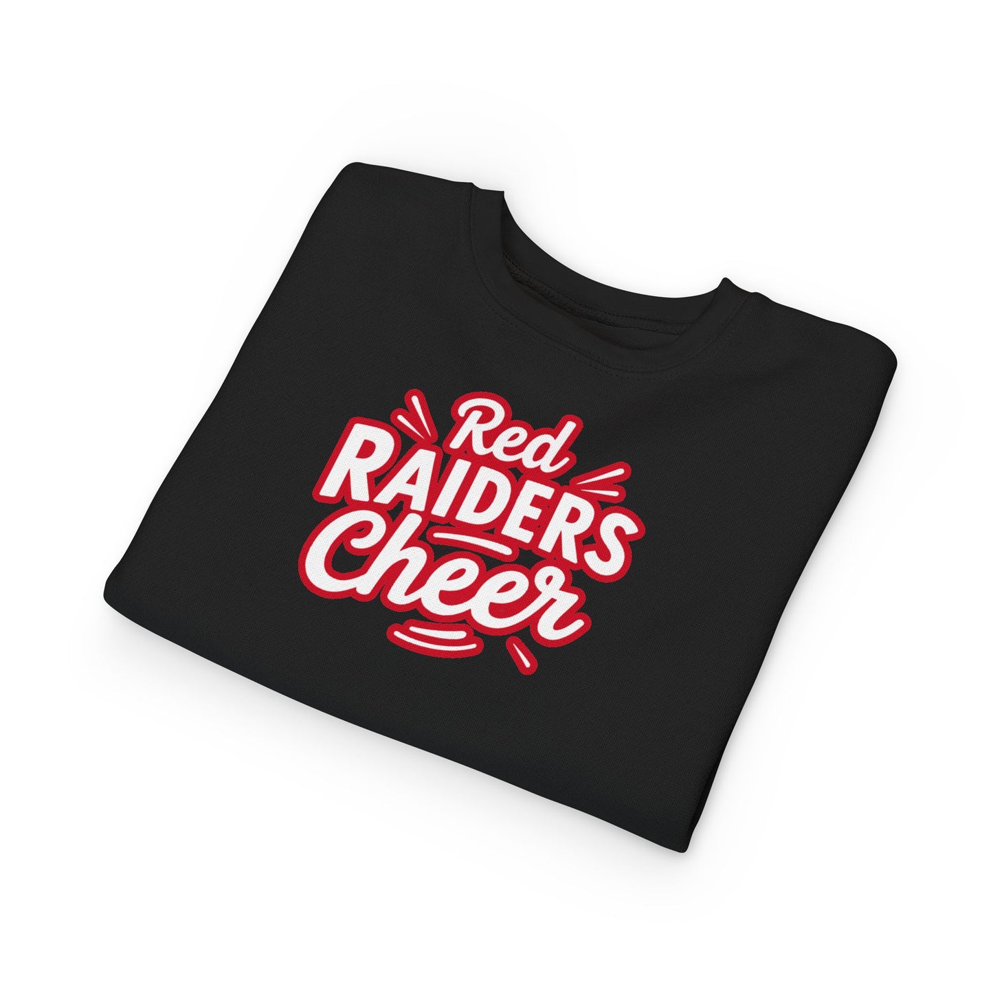 Toddler Crewneck Sweatshirt \ Marion County Red Raiders Cheer \ MCC1