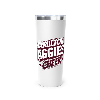 22oz Cooper Insulated Tumbler \ Hamilton Aggies Cheer \ HAC1