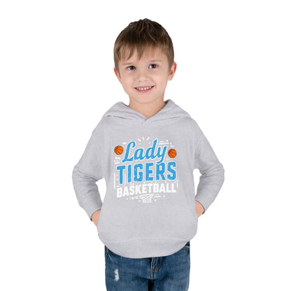 Toddler Hoodie Sweatshirt \ Brilliant Tigers Basketball \ BTBKG1