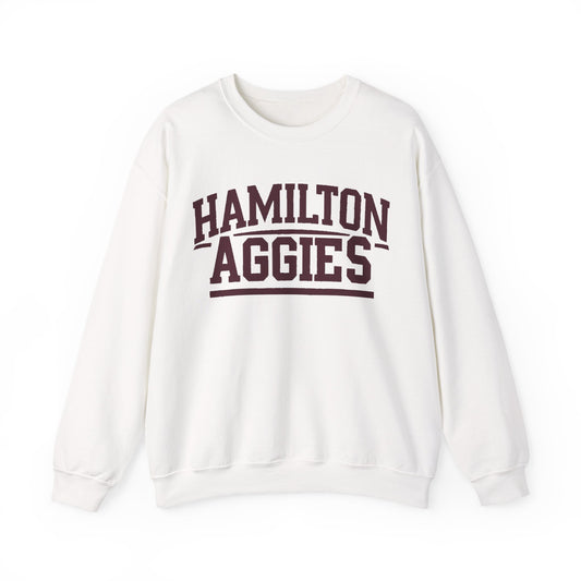 Adult Crewneck Sweatshirt \ Hamilton Aggies \ HA2