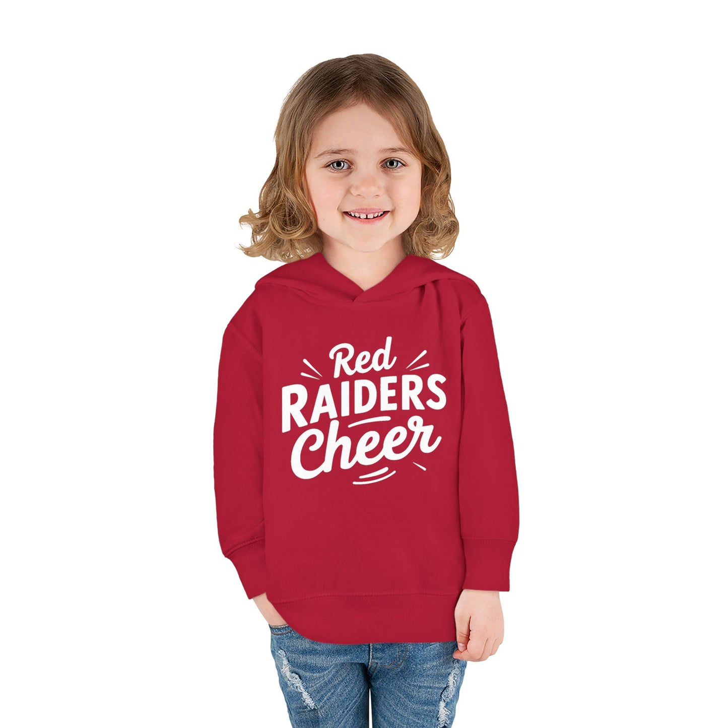 Toddler Hoodie Sweatshirt \ Marion County Red Raiders Cheer \ MCC1
