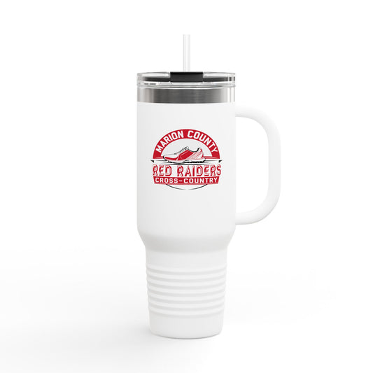 40oz Insulated Tumbler \ Marion County Red Raiders Cross-Country \ MCCC1
