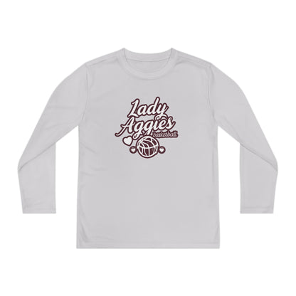 Youth Long Sleeve Tee \ Hamilton Aggies Basketball \ HABBG2