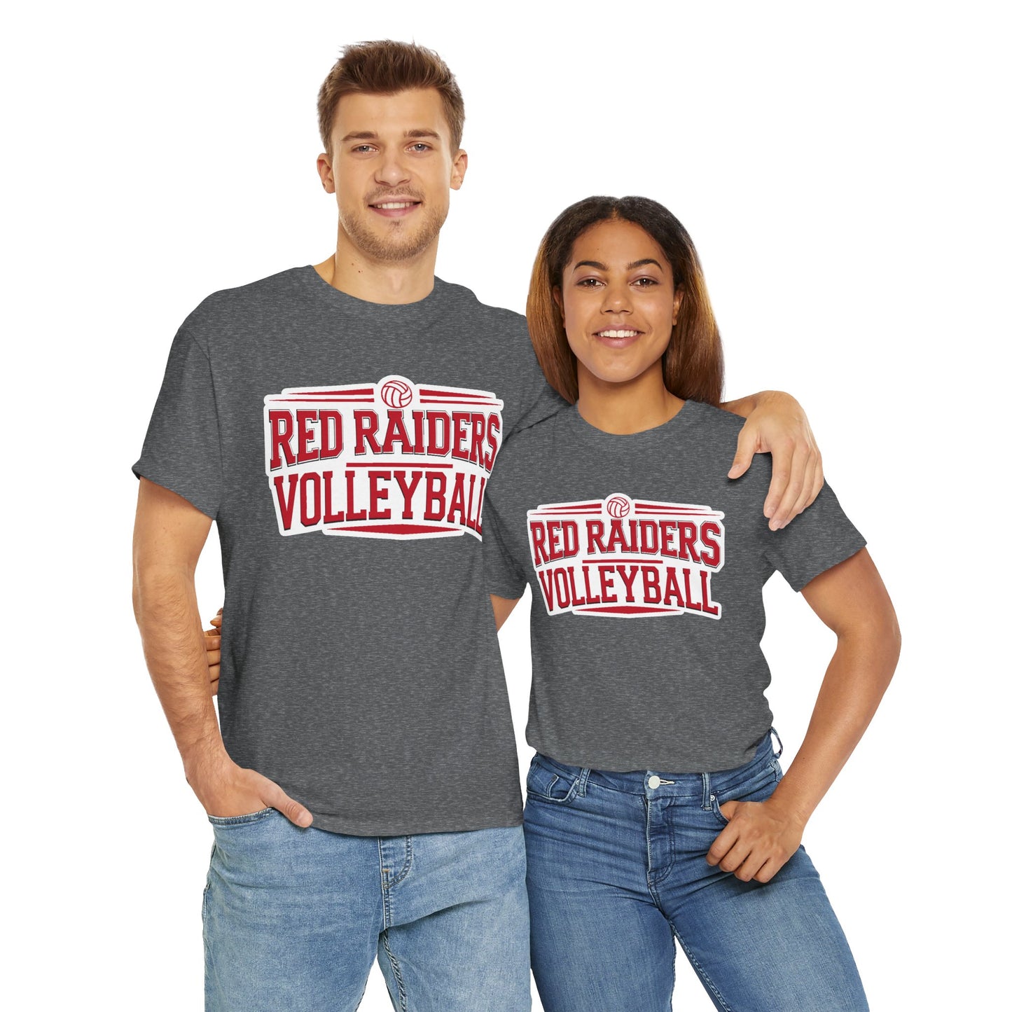 Adult Tee \ Marion County Red Raiders Volleyball \ MCV2